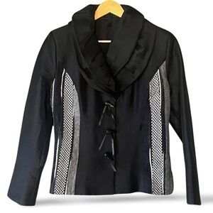 Stylish Black and Gray Women's Jacket